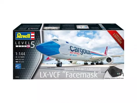 Revell - BOEING 747-8F CARGOLUX LX-VCF